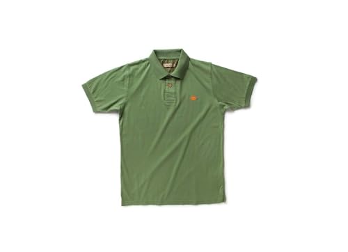 Polo Poise jersey respirant vert-mousse L confort optimal