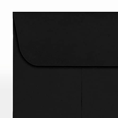 Luxpaper #1 Coin Envelopes In 80 Lb. Midnight Black, Envelopes For Coin Collections, Garden Seeds, Stamps, And More, W/Moistenable Glue, 50 Pack, Envelope Size 2 1/4 X 3 1/2 (Black) #TOP6