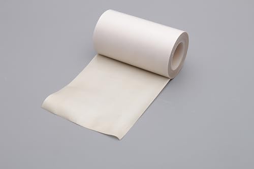 Image of 1Roll 10m Black /White PTFE Teflon Tape Nonstick Tape 500℉ High-Temp Fiberglass Adhesive Tape (White, 4-inch x 33FT)