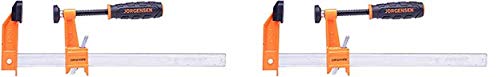 Pony Jorgensen 3712-HD 12-Inch Heavy-Duty Steel Bar Clamp, Orange (Two Pack)