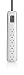 Belkin 6-Outlet AV Power Strip Surge Protector with 4-Foot Power Cord, 600 Joules (BV106000-04)