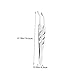 DONFAMDS 2pcs Precision Eyelid Tweezers Stainless Steel Lab Industrial Tweezers Pointed for Beauty Tool Face Care