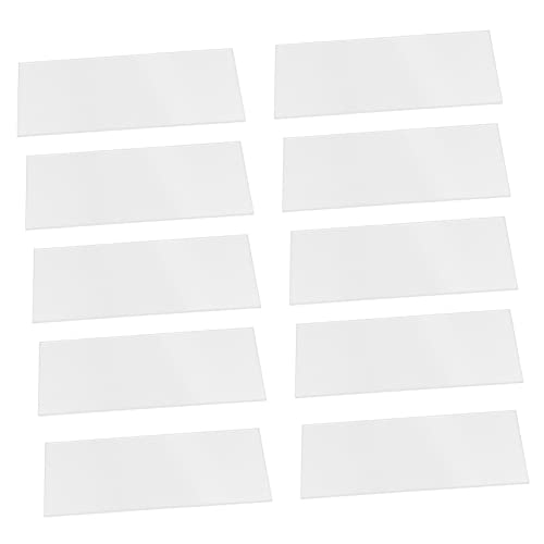 KOCKSHION 20pcs Clear Acrylic Tabletop Signs Reusable Name Cards for Weddings Events and Parties DIY Table Decoration for Reception Displays and Seat Assignments