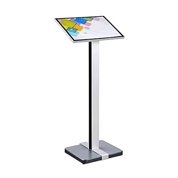 Tafelstandaard recht dubbelzijdige presentatie Poster standaard verstelbare vloerstandaard poster, frame menu houder clip board display verticaal en horizontaal weergave teken weergegeven Sign Holder