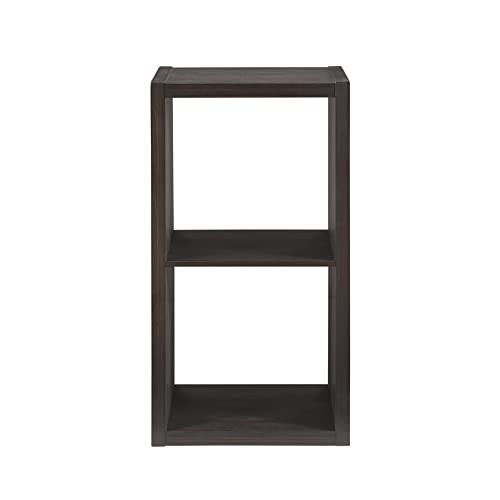 Linon Home Decor Linon Dawes 2 Cabinet Espresso Cubby Storage #TOP3