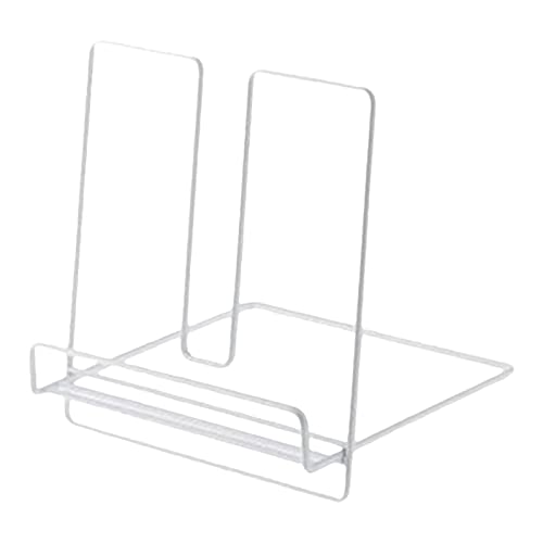 Petsola Cast Iron Cookbook Holder Organizer,Versatile Cookbook And Universal Tablet Holder For Reading Cookbooks Kitchen, White #TOP9