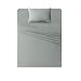 RUIKASI Set Lenzuola Letto Singolo, Completo Lenzuola 150 x 290 e Lenzuola con Angoli 90x190x30 e Federe 50x80 Grigio