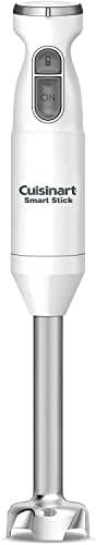 Cuisinart Hand Blender, Smart Stick 2-Speed - Powerful & Easy to Use Stick Immersion Blender for Shakes, Smoothies, Puree, Baby Food, Soups & Sauces, Stainless Steel, CSB-175P1
