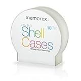 40pcs Memorex CD Shell Jewel Cases, Pack Of 10 X 4 Pack