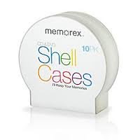 40pcs Memorex CD Shell Jewel Cases, Pack Of 10 X 4 Pack