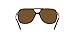 Ray-Ban RB2198 Bill Square Sunglasses, Havana/Polarized Brown, 56 mm