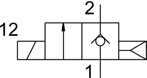 FESTO 567503 MHJ10-S-2.5-QS-6-HF SOLENOID VALVE - SUPPLIED IN PACK OF 1