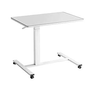 ZHQZXC Regulowany Stolik Przyłóżkowy Medyczny na Kółkach