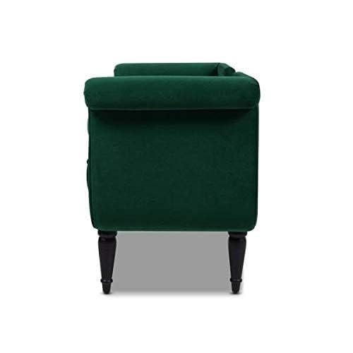 Image of Rosewood 2-Seater Settee Sofa Diwan Couch for Home and Living Room