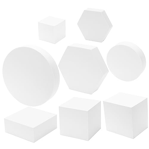 Cubo Di Oggetti Di Scena Per La Fotografia 8 Pezzi Cosmetici Misti Bianchi Gioielli E Trucco