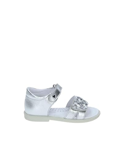 Sandales de luxe Falcotto argent 1500702-02-9111 en cuir italien de qualité
