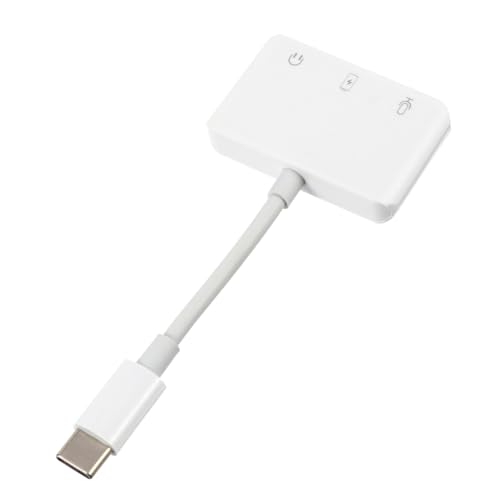 Adaptateur audio externe type c au design compact et connecteur portable
