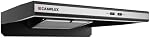 CAMPLUX RV Range Hood 22 Inches, Vented Range Hood with LED Light and Exhaust Fan 12V DC for RV, Tiny House, Trailer and Yacht