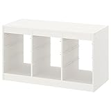 ProTuning TROFAST Aufbewahrungsrahmen weiß | Bodenaufstellschrank Kinderzimmer | 99 cm Breite x 44 cm Tiefe x 56 cm Höhe