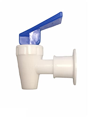 AquaNation BPA Free Sunbeam Dispenser Replacement Cooler Faucet Water Bottle Jug - Reusable Spigot Spout Leak Proof Beverage Lever Pour Valve Blue