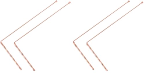 Image of Copper Dowsing Rods - 99.9% Pure Copper 2PCS Divining Rods - for Ghost Hunting Tools, Divining Water, Treasure, Buried Items Etc(B) (Pack of 2)