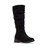 Steve Madden Girls Pepper (Little Big Kid) Knee High Boot, Black, 1