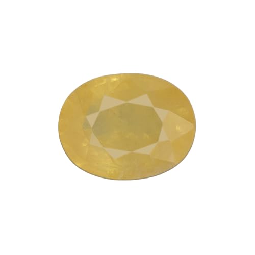 Saphir jaune de Ceylan pour création de joaillerie, pierre Pukhraj naturelle de 10,42 carats A++