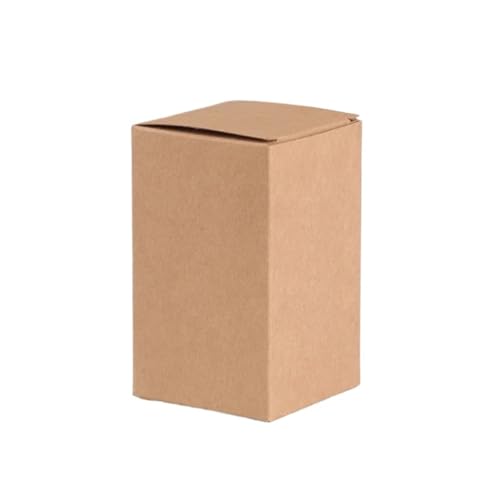 50zCgNtg{bNX - DIYLfB/ΌpbP[WAp[eB[̋LOiɍœKȋ󔒂̒i{[(Brown,50PCS_4X4X5CM)