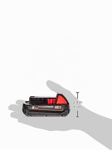 Milwaukee M18 B2 Akku Set 18 V 2x 2,0 Ah / 2000 mAh RED Milwaukee M18 B2 Akku Set 18 V 2x 2,0 Ah / 2000 mAh RED
