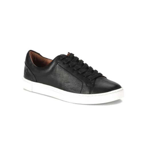 Image of Frye Ivy Low Lace Sneakers for Women - Removable Footbed Shoes - Leather Womens Casual Shoes - Crafted from Soft, Vintage Italian Leather with Removable Molded Footbed