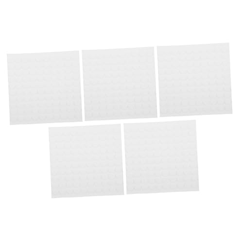 KICHOUSE 500Pcs Clear Double Sided Adhesive Dots Removable Nano Adhesive for Crafts Posters and Wall Decorations Invisible Design Strong Adhesion for Smooth Surfaces No Residue