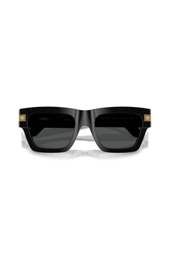 Image of Versace Man Sunglasses Black Frame, Dark Grey Lenses, 55MM