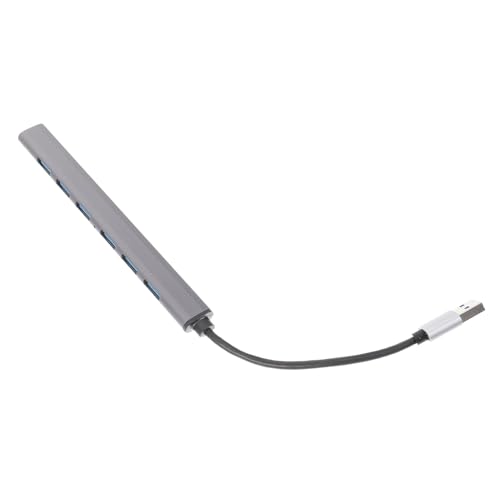 jojofuny Concentrador USB Conduce Al Adaptador Puertos Centro Múltiple WiFi Red Ordenador Portátil Divisor USB para Laptop Conectores USB Puerto Multiple USB Aleación De Aluminio