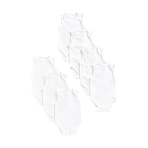 MothercareUnisex CB383 Sleeveless Bodysuits - 7 Pack