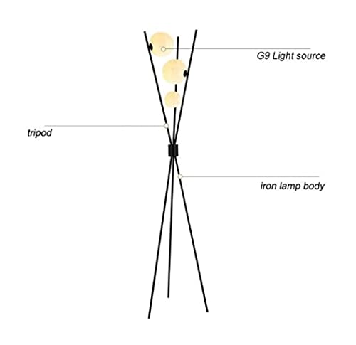 Lampe debout créative lune 3D contre la lumière agressive
