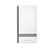 Produktbild trendteam smart living Hängeschrank SetOne, Holzwerkstoff, Weiß Hochglanz, grau Rauchsilber, 37 x 77 x 24 cm