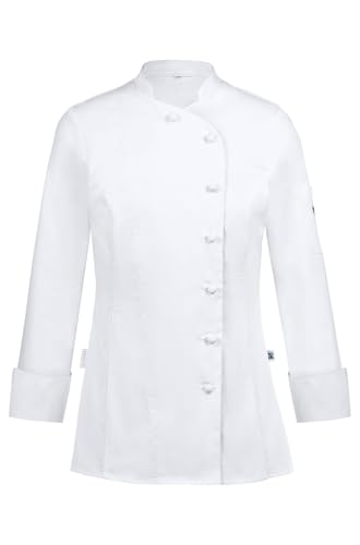GREIFF Gastro-Moda Cuisine Damen Exquisit Kochjacke Regular Weiß 3XL