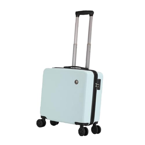 Carry on Luggage Hard Shell Suitcase Comfortable Handle Portable Road Essential for Women Men Travel Case with Wheels, Green