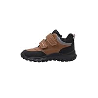 Geox J SIMBYOS BOY B ABX Sneaker, Brown, 1 UK