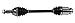 GSP NCV47021 CV Axle Shaft Assembly for Select 2011-14 Mazda 2 - Front Right (Passenger Side)