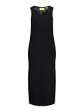 vestido longo estampado para festa Escote JJXX Jxzuri Long Dress Knit Vestido, Negro, XS Mujeres