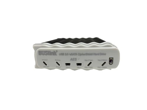 Image of BUSlink CipherShield CSX-32TSU3KKC 32TB Encrypted External Hard Drive - AES 512-bit Hardware Encryption, Dual-Key Colateral Authentication (2FA), USB 3.0 & eSATA, HIPAA /HITECH /FERPA, TAA-Compliant