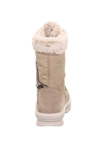 Girl's Modern Snow Boot, Beige 4000, 2 UK Wide3