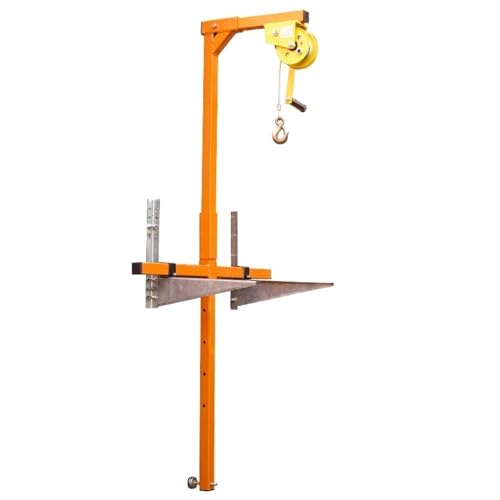 Outil de levage pour climatiseur portable avec grue à manivelle et treuil 20m