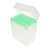 Lurrose Pipettenspitzen Aufbewahrung 28 Fächer Kunststoff 5ml für Laborröhrchen vielseitiges Design am Laborarbeitsplatz Zufällige Farbe
