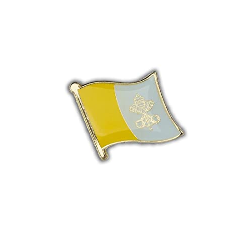 Clj Charles Le Jeune Pin's Drapeau Vatican Flottant - Drapeaux - qualité de finition - Epingle - Broche - Badge - PINS EUROPE