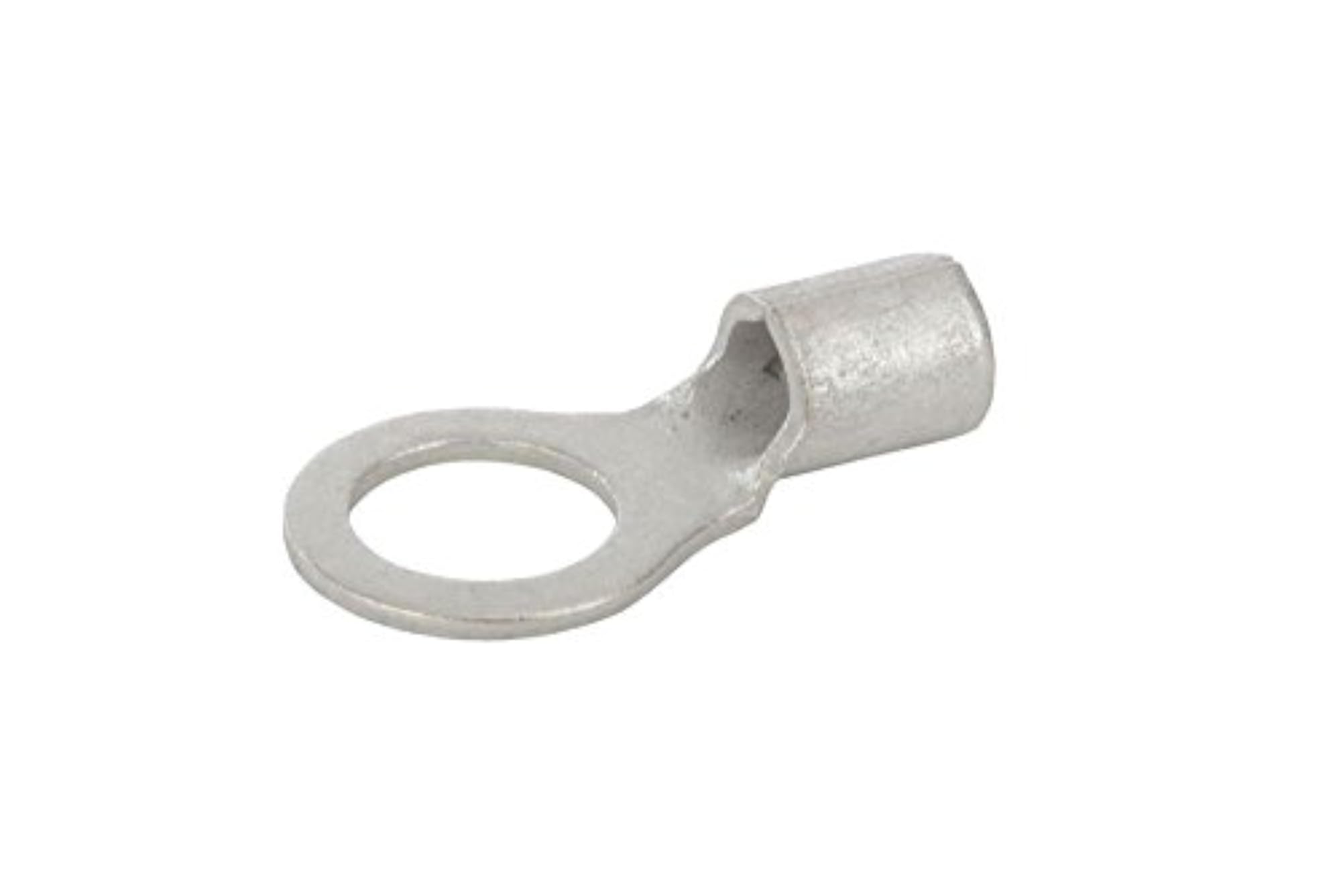 Uninsulated Ring Terminal, 8 Wire Size, 3/8" Stud Size
