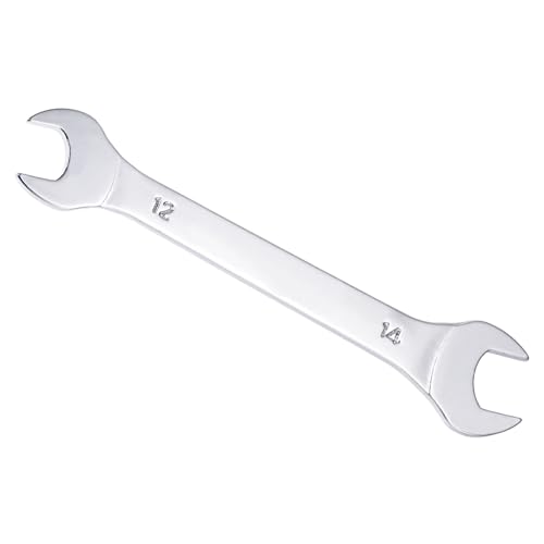 CoCud Clé à Fourche Fine à Extrémité Ouverte, Métrique 12mm x 14mm, Clé Mince à Double Extrémité - (Applications : pour les Écrous Fins, les Espaces Étroits), 1 Pièce