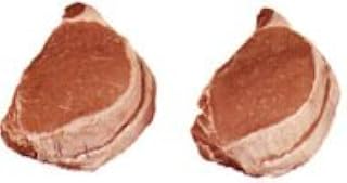 All Natural Pork Loin Chops Boneless for Stuffing - 4 oz 8 count 1 1/4" thick chops