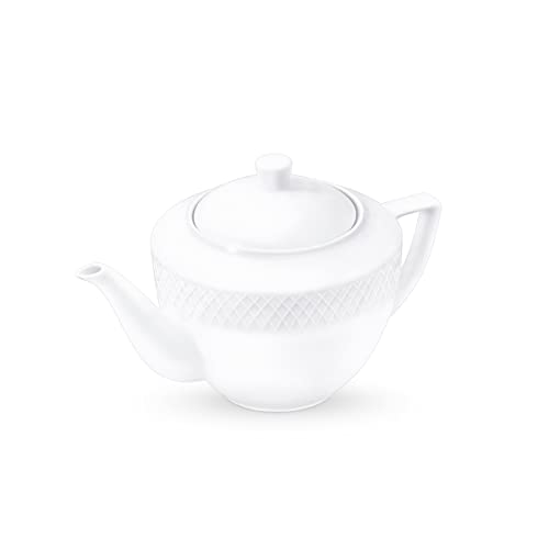 Wilmax Tetera inglesa clásica | Cafetera | De porcelana | Juego de té de alta calidad | Apto para lavavajillas | Ideal en el juego | Caja de regalo | Blanco | 900 ml Wilmax Tetera inglesa clásica | Cafetera | De porcelana | Juego de té de alta calidad | Apto para lavavajillas | Ideal en el juego | Caja de regalo | Blanco | 900 ml